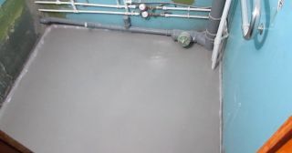 Наливной пол в туалете Кинель, цена от 871 руб.